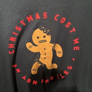 🚨 🥷 cookie lovers NWOT gingerbread cookie Christmas T-shirt XL Old Navy